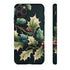 Dark Green Festive Holly in Watercolor - Impact Resistant Phone Case iPhone 11 Pro Max Matte